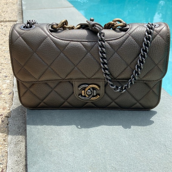 CHANEL Handbags - Chanel Perfect Edge Bag Goatskin Pristine New Condition